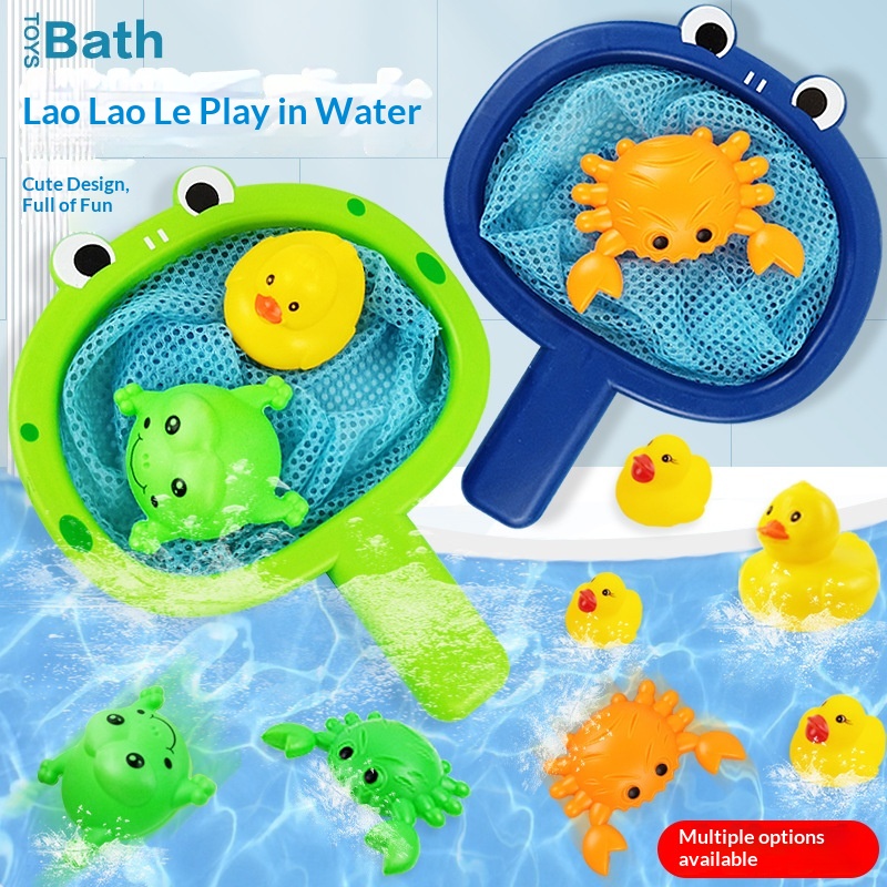 Cross-Border Bath Toys Baby Children Infant Kids Net Water Play Animals Boys Girls Bathroom Fishing Fun_voghion.com