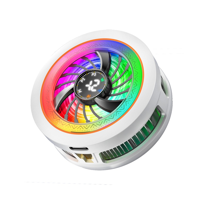 2026 New Model K6 Mobile Phone Cooler With Four-Level Adjustment, AI Temperature Control, Semiconductor Cooling,_voghion.com