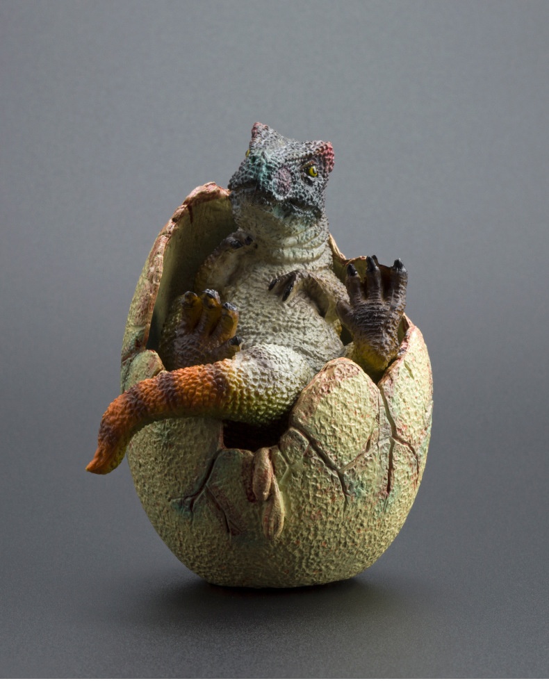 Realistic Dinosaur Egg Hatching Model Tyrannosaurus Toy Figure_voghion.com
