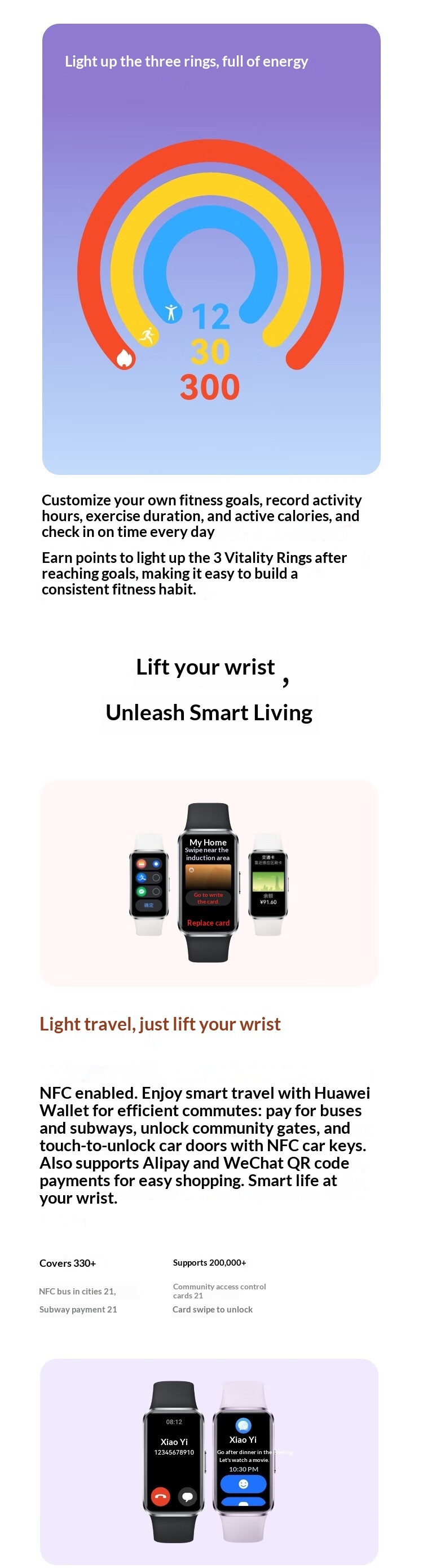 Huawei band 10 smartband med professionell sömnanalys_voghion.com
