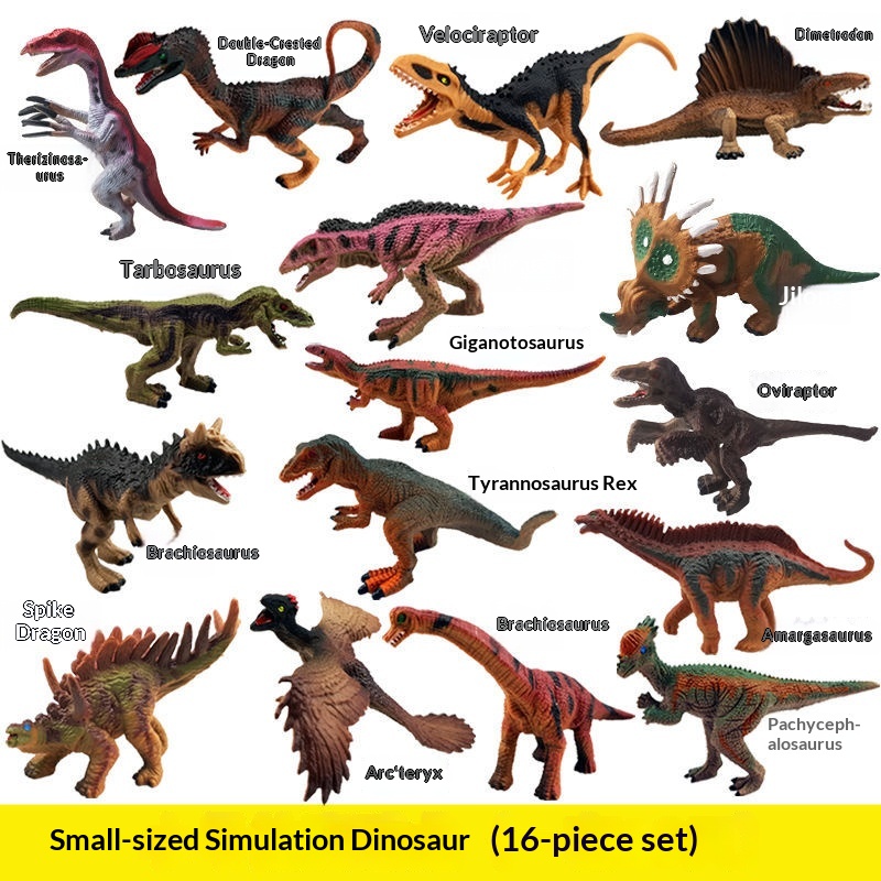 Set di dinosauri realistici transfrontalieri: Tyrannosaurus Rex, Indominus Rex, Mosasaurus, Spinosaurus, Stegosaurus_voghion.com