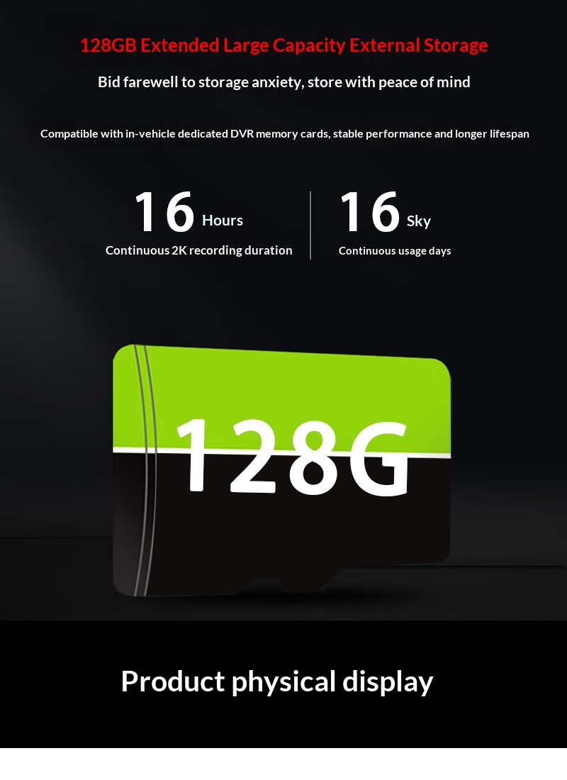 Dashcam 2k fram- och backkamera med parkeringsövervakning_voghion.com