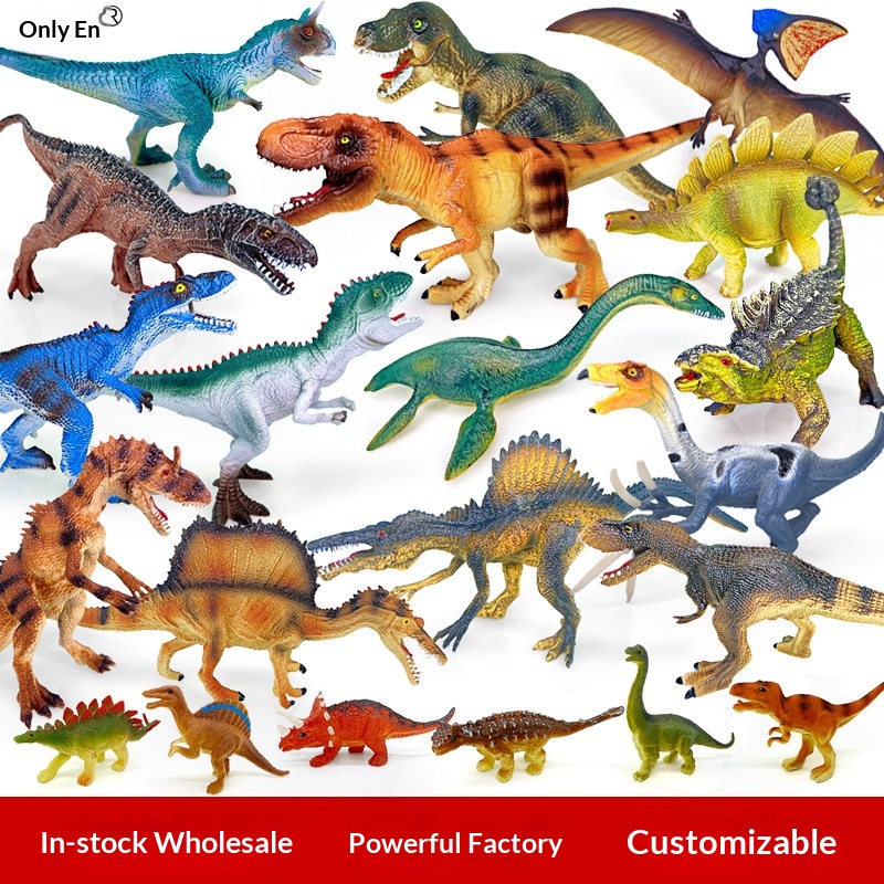 Sınır Ötesi 2-13 inç İçi Boş Plastik Büyük Hayvan Katı Simülasyon Dinozor Modeli Süs Eşyası Oyuncak Toptan Satış_voghion.com