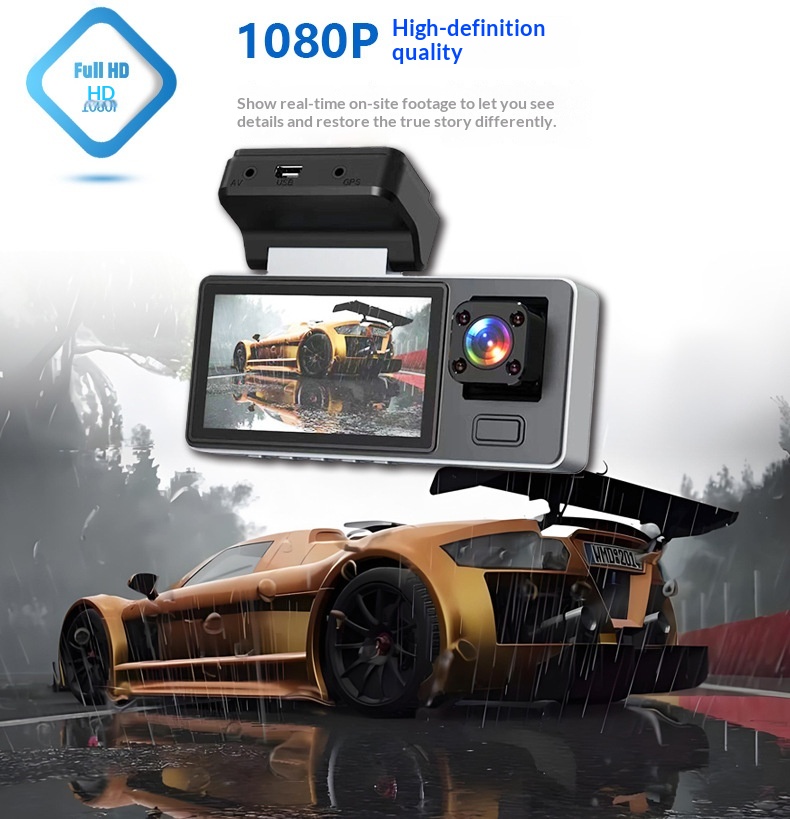 Nowa kamera samochodowa Coss-bode Model A8 z łącznością Wi-Fi, noktowizorem o wysokiej rozdzielczości i obiektywem szerokokątnym_voghion.com