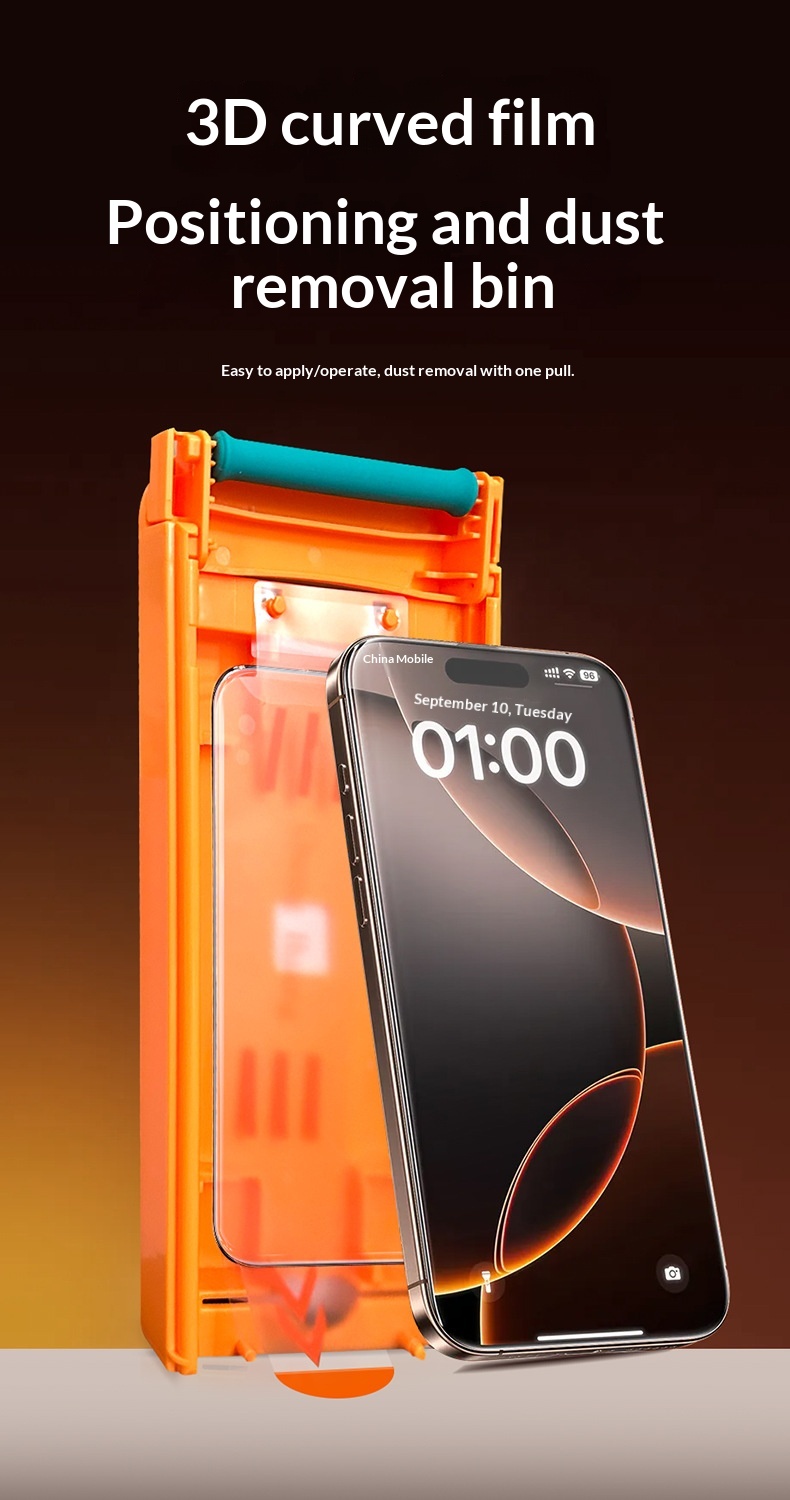 Tempered Glass Screen Protector For Iphone 15 Pro Hd Dust Free_voghion.com