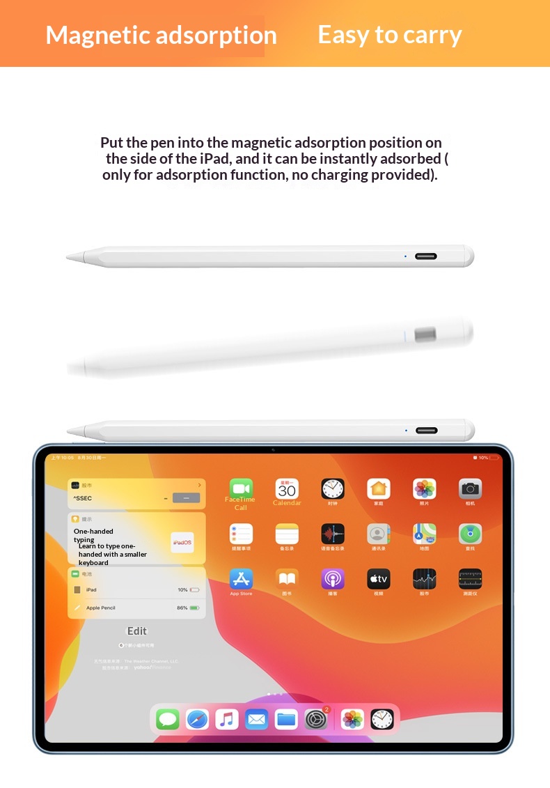 Stylet capacitif universel Source Factory compatible avec les smartphones Huawei et iPad, pour le dessin sur écran tactile_voghion.com