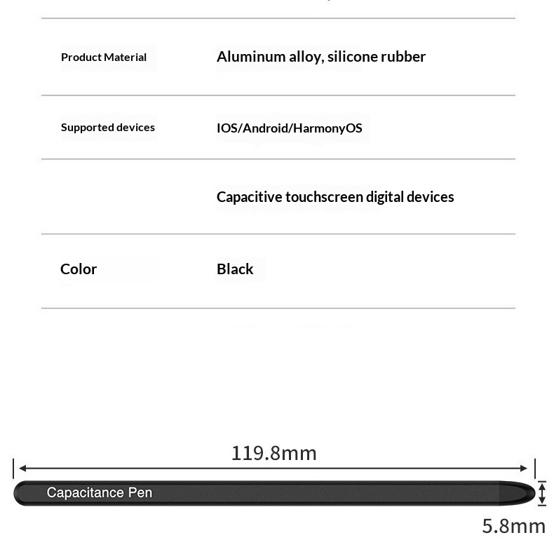 Compatibile con Samsung ZFold7/Foldable Screen Phone Fold4 Stylus Fold5/6 S Penna capacitiva per disegno_voghion.com