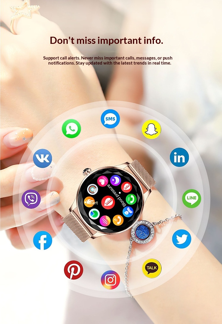 Cross-border NX23PRO Smart Bluetooth Call Information Push Multi-dial Multi-functional Women's Sports Watch_voghion.com