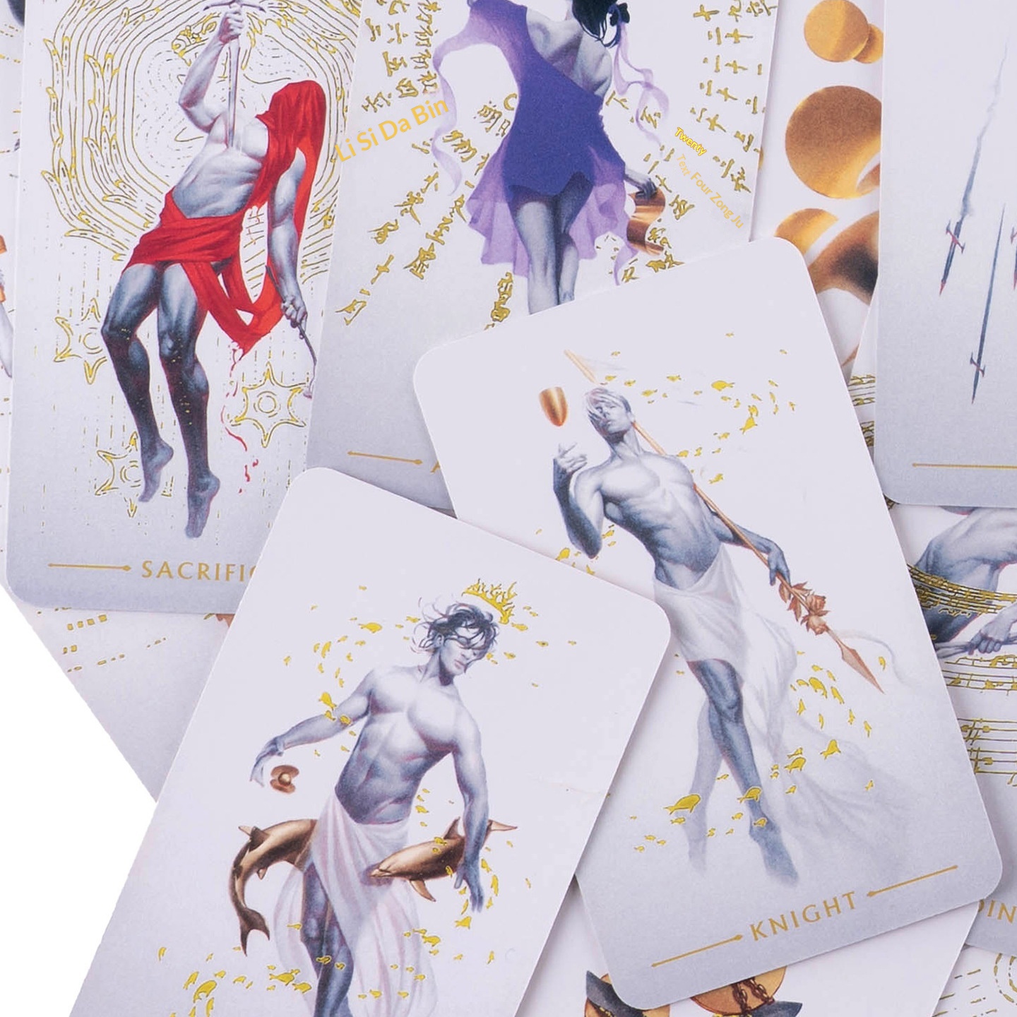Advanced Waite High Frequency True White Tarot Cards With Electronic Guide_voghion.com