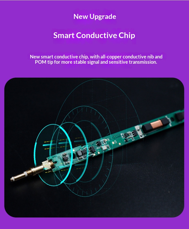 Stylet magnétique rechargeable capacitif compatible avec iPad Touch et écran tactile Bluetooth_voghion.com