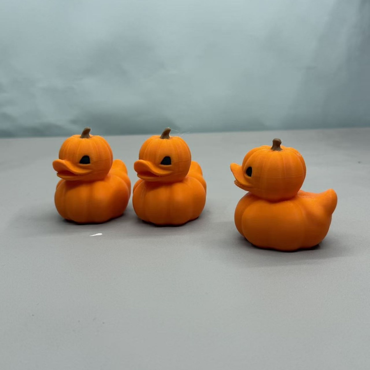 Cross-border 3D Printed Halloween Creative Ornaments Pumpkin Duck Party Tabletop Crafts Home Atmosphere Decoration_voghion.com
