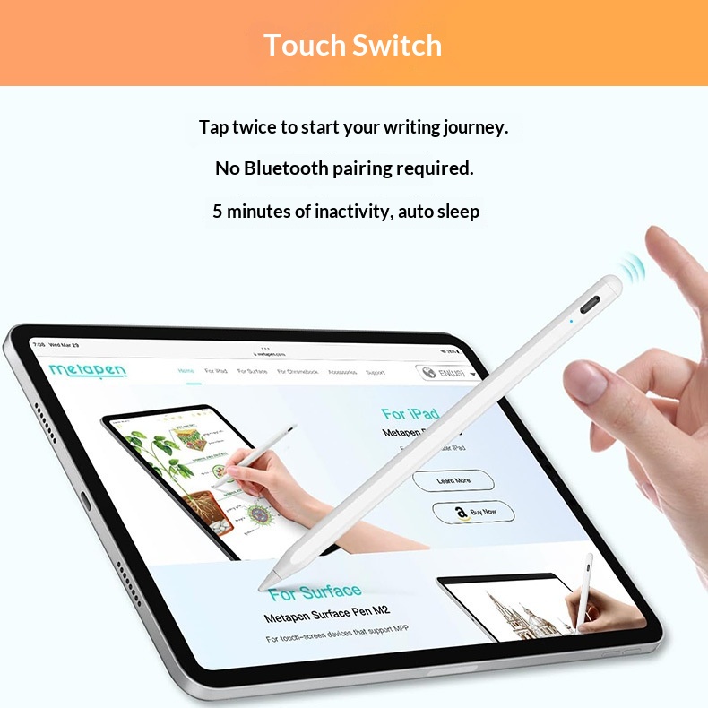 Stylet capacitif universel Source Factory compatible avec les smartphones Huawei et iPad, pour le dessin sur écran tactile_voghion.com