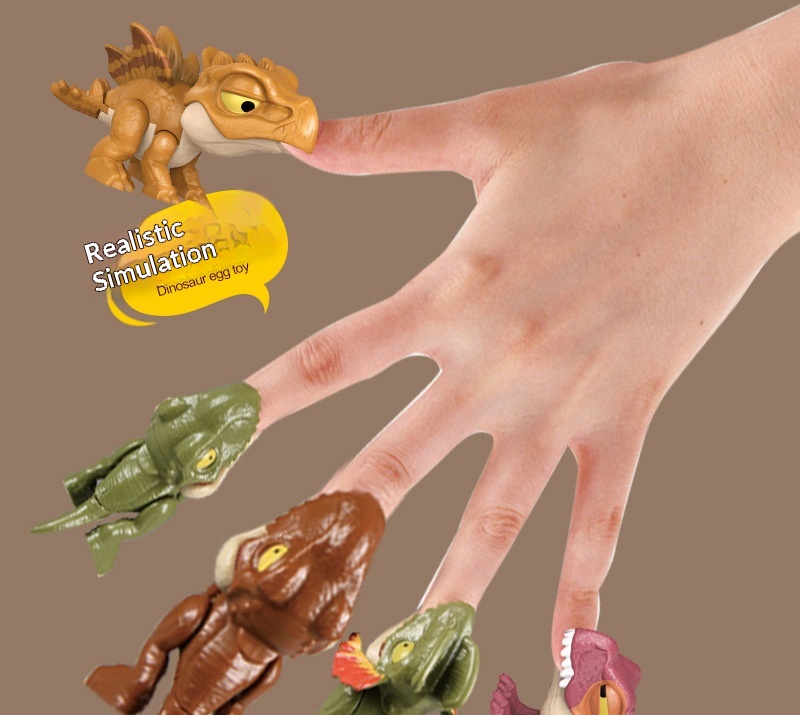 Uovo di dinosauro trasformabile figurina animale morde dito_voghion.com