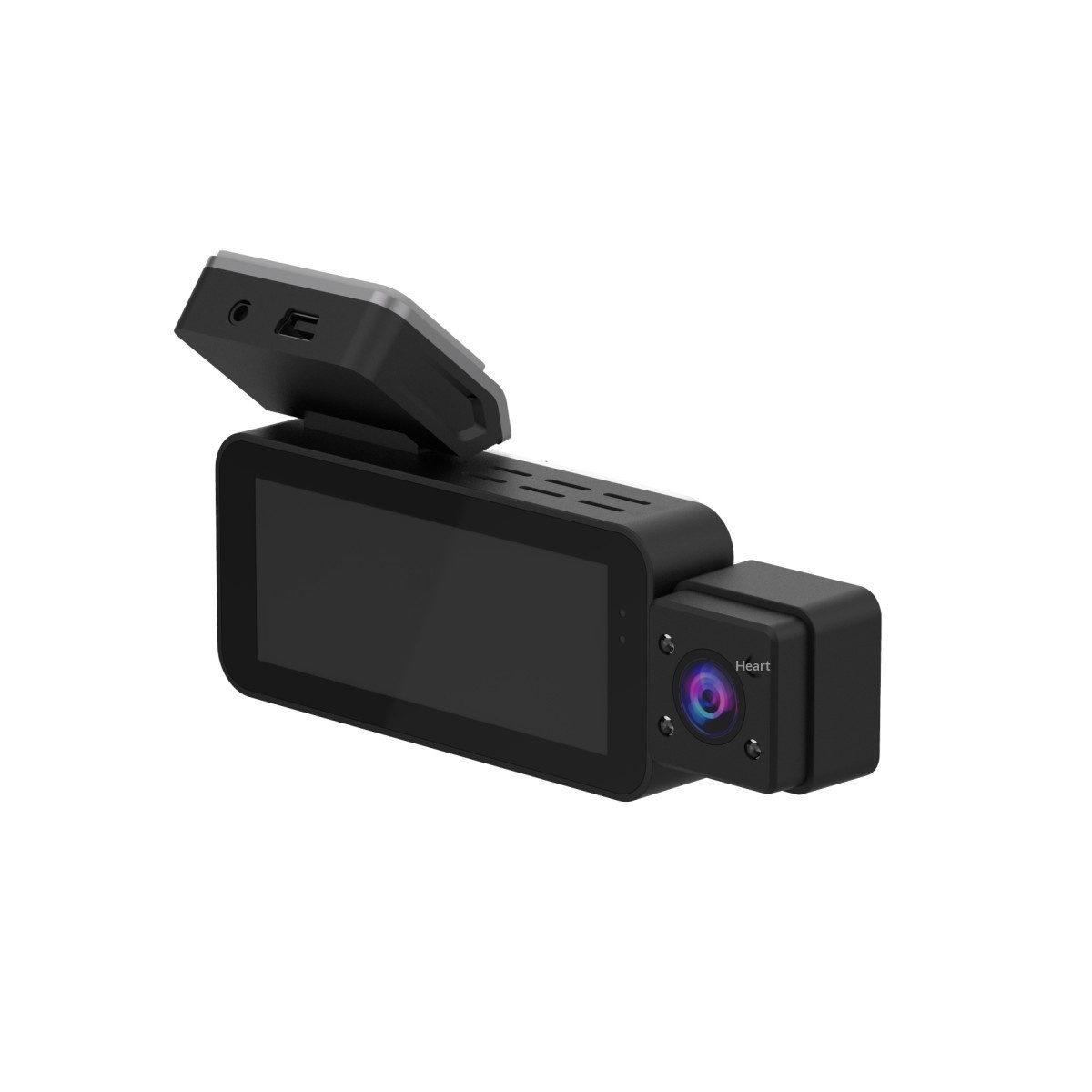 Cross-Border New Product Dash Cam HD Night Vision 1080P Triple Recording Dual Display WIFI Car Sharing Vehicle DVR_voghion.com