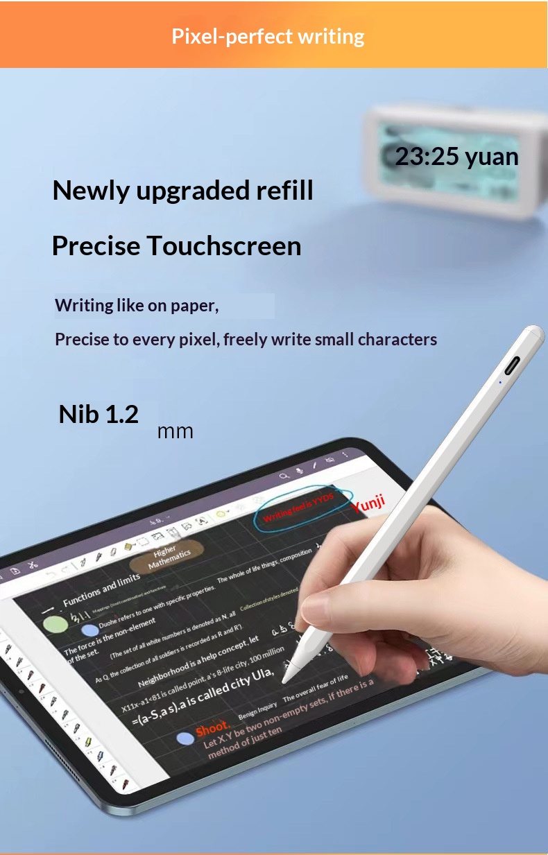 Stylet capacitif universel Source Factory compatible avec les smartphones Huawei et iPad, pour le dessin sur écran tactile_voghion.com