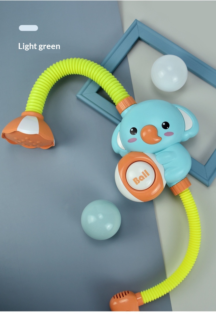 Gioco bagnetto elefantino con doccetta per bambini e neonato_voghion.com