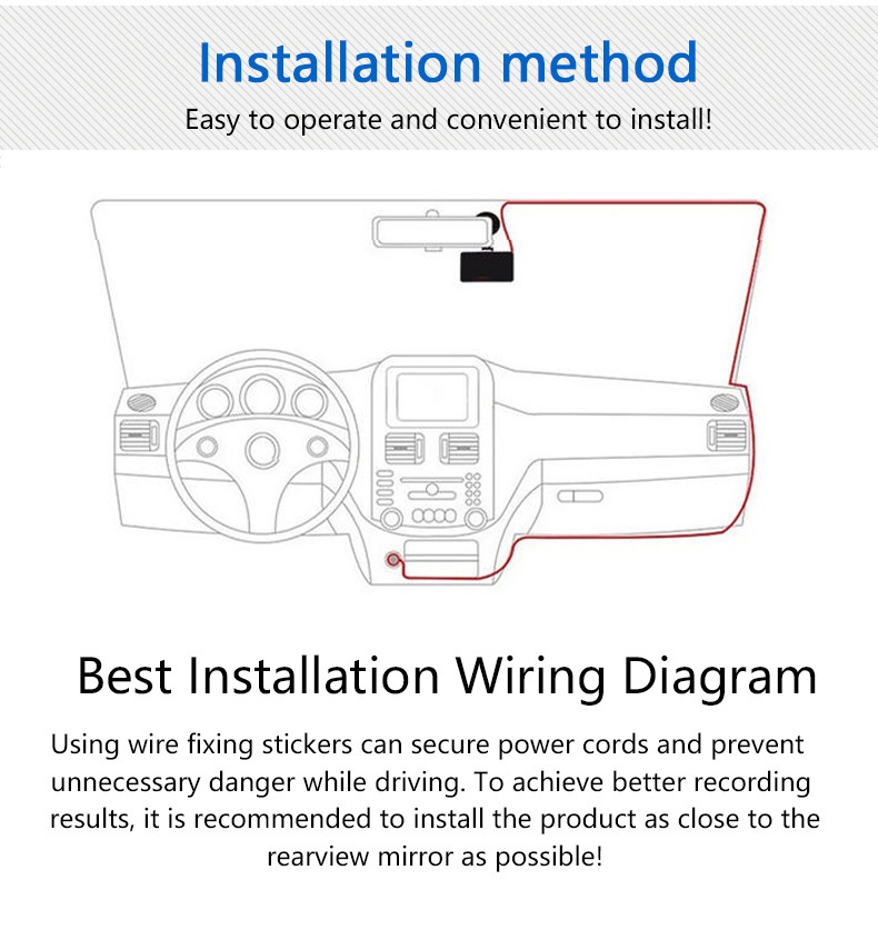 Nowa kamera samochodowa Coss-bode Model A8 z łącznością Wi-Fi, noktowizorem o wysokiej rozdzielczości i obiektywem szerokokątnym_voghion.com
