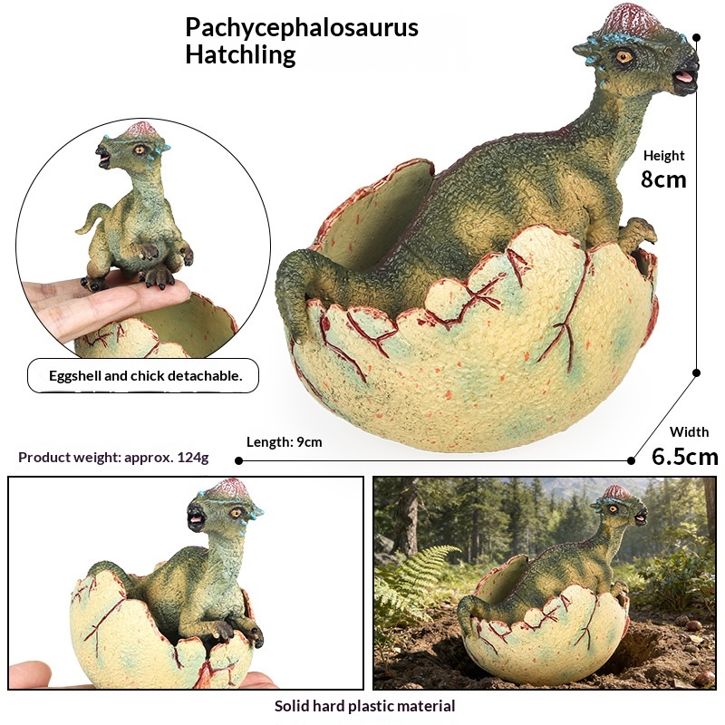 Dinosaur Egg Hatching Figure Realistic T-rex Spinosaurus Toy_voghion.com