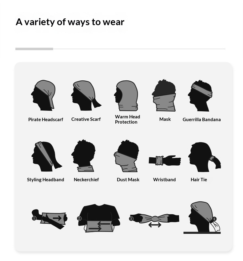 Masque de cyclisme refroidissant anti uv en soie glacée_voghion.com
