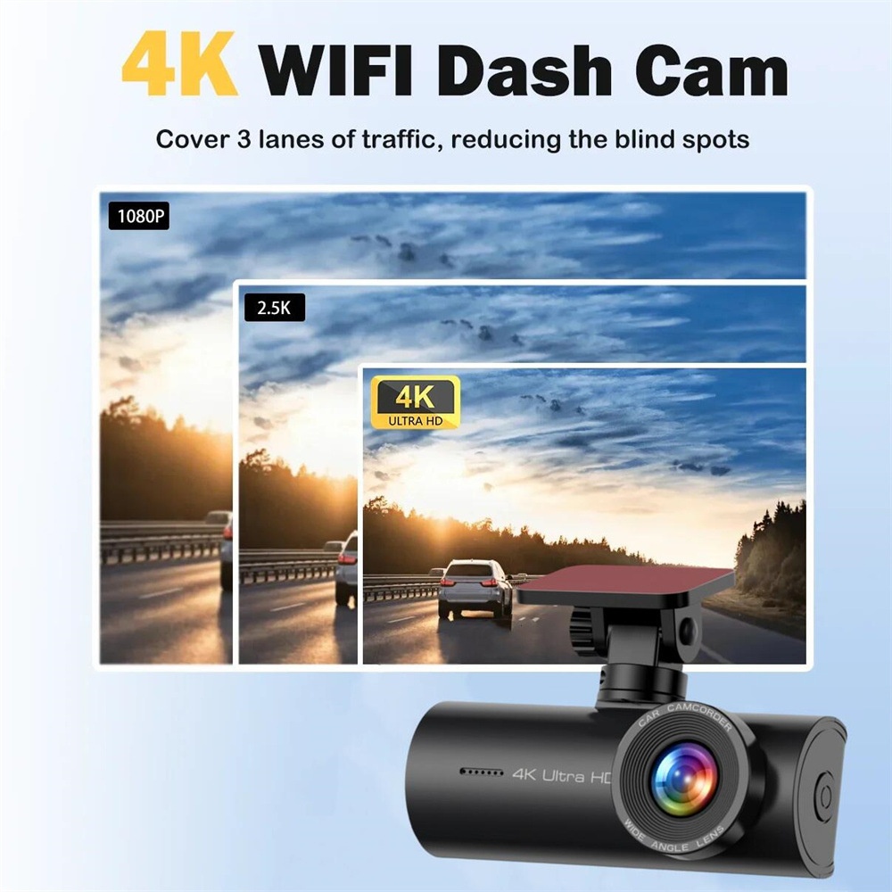 4k dashcam med front- og bagkamera wifi nattesyn gps_voghion.com