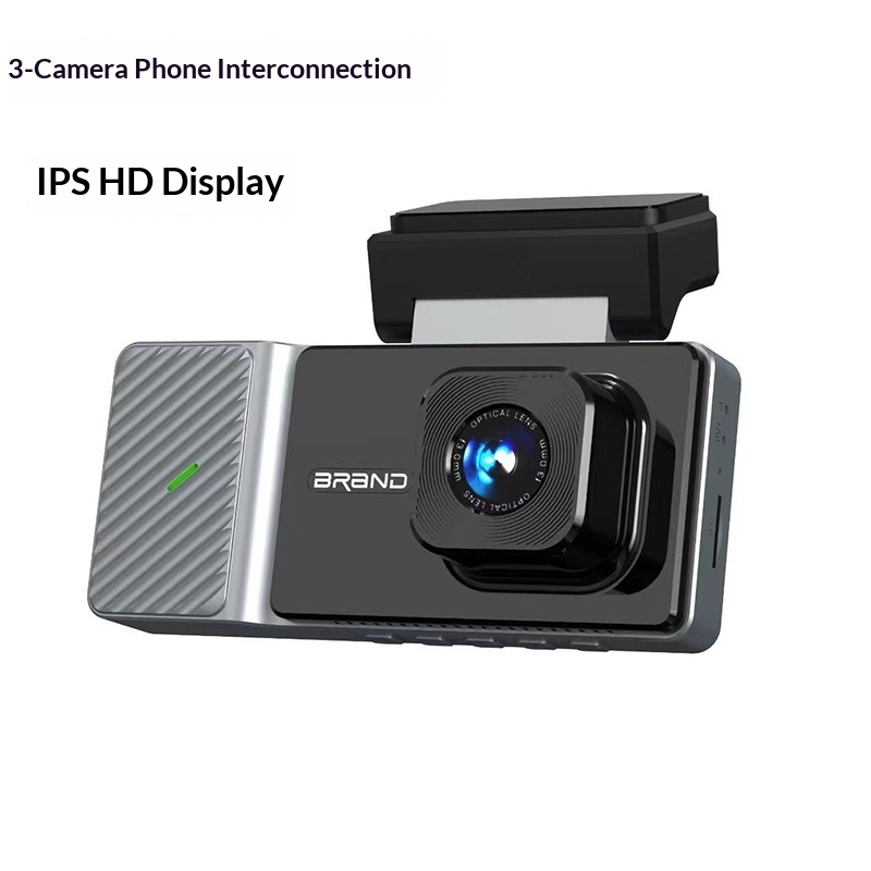 New Coss-bode Model A8 Dashcam With WiFi Mobile Connection, High-definition Night Vision, Thee-lens Wide-angle_voghion.com