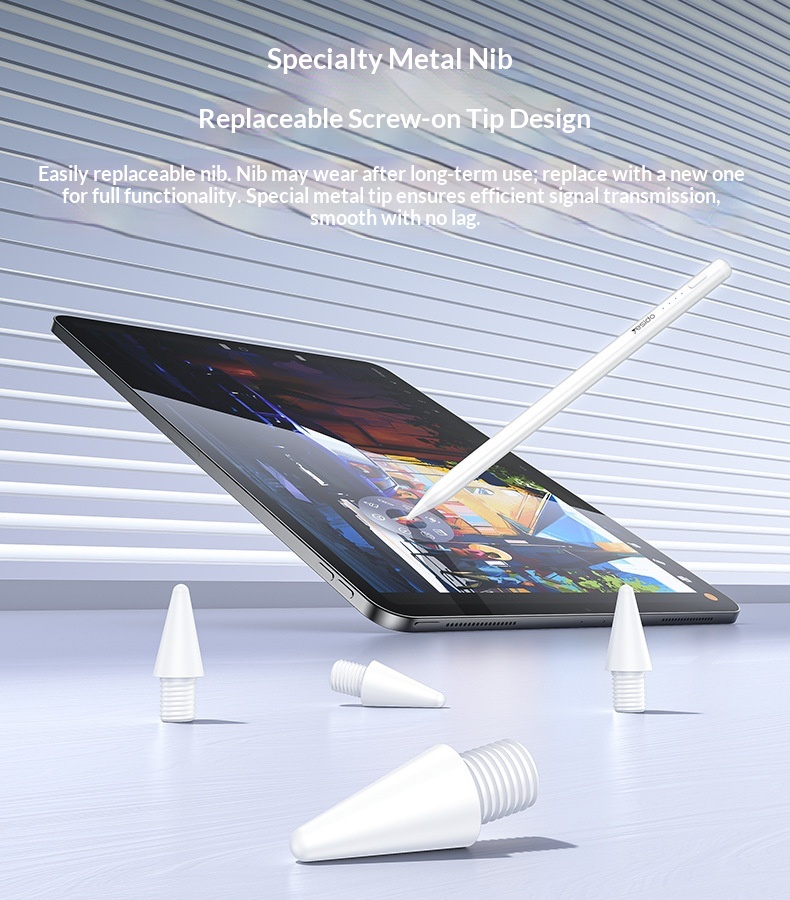 Stilo magnetico Yesido compatibile con iPad e tablet, per disegno e scrittura a mano, ideale per il commercio internazionale._voghion.com