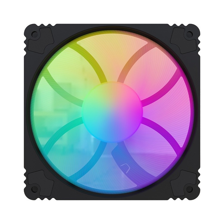 Symphony Gehäuselüfter mit 12 cm LED-Beleuchtung (RGB, farbenfroh, leise)_voghion.com