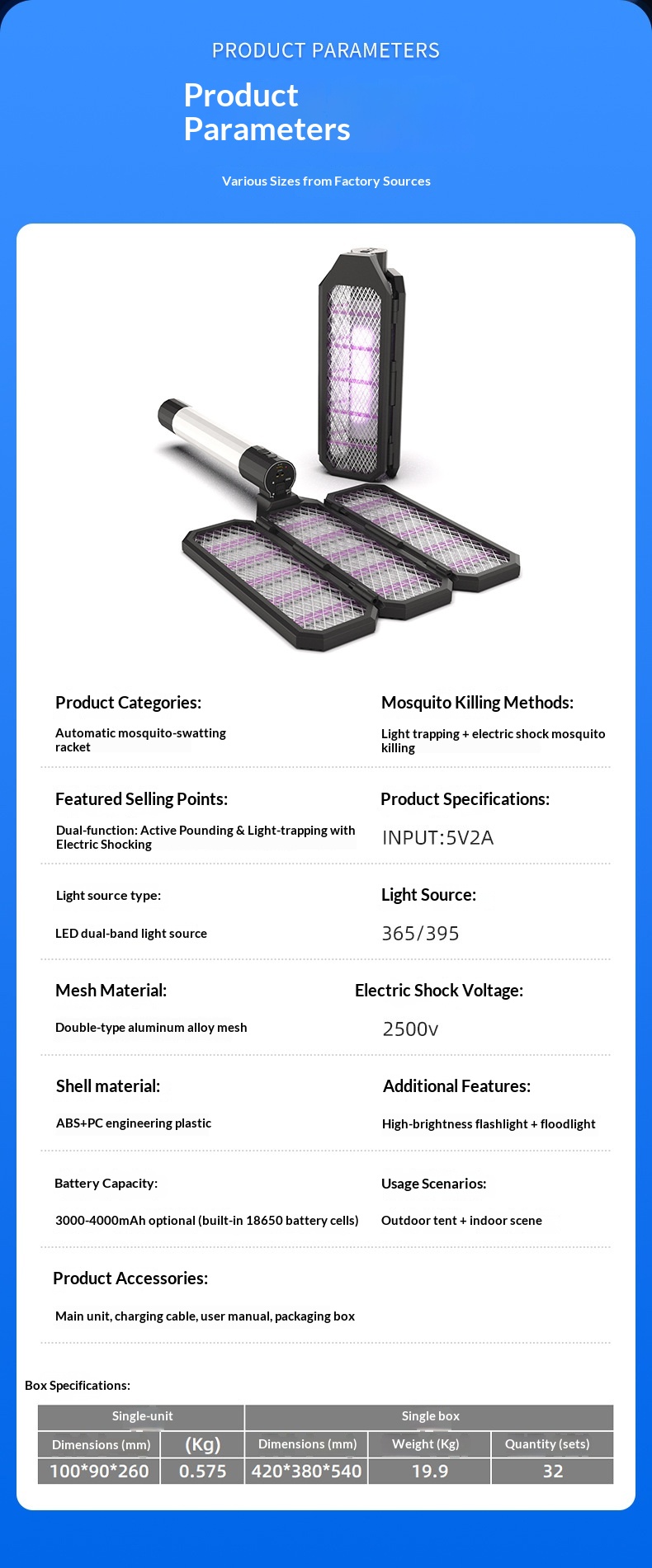 Electric Mosquito Killer Lamp For Courtyard And Bedroom Device_voghion.com
