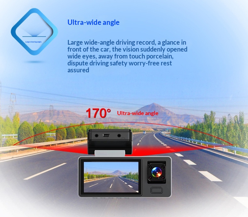 Nowa kamera samochodowa Coss-bode Model A8 z łącznością Wi-Fi, noktowizorem o wysokiej rozdzielczości i obiektywem szerokokątnym_voghion.com