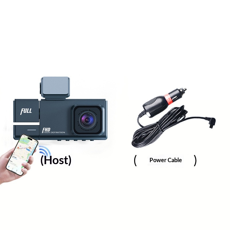 2025 New 2K HD Dash Cam Front And Rear Dual Recording No Installation Required Three-Recording Same Screen Reversing_voghion.com