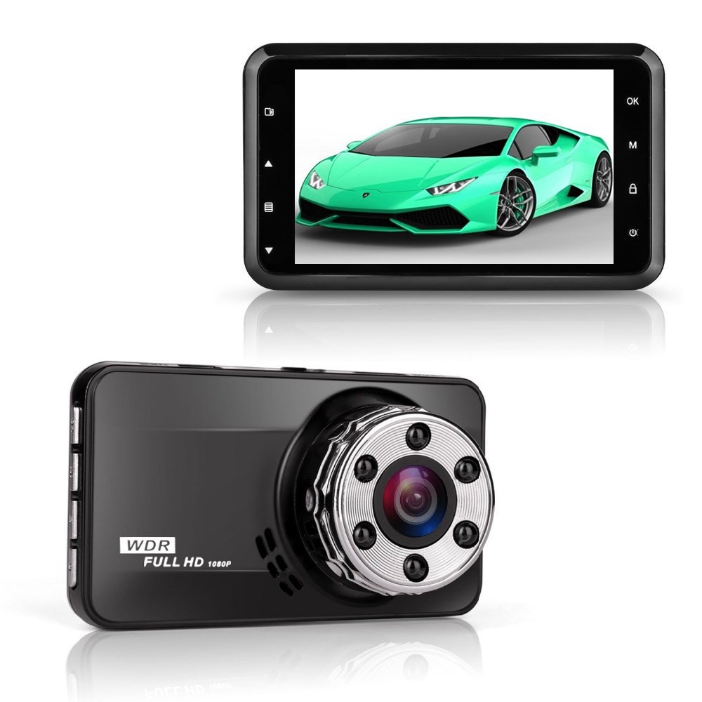 Cameră auto dvr dublă hd supraveghere și cameră marșarier ascunsă_voghion.com