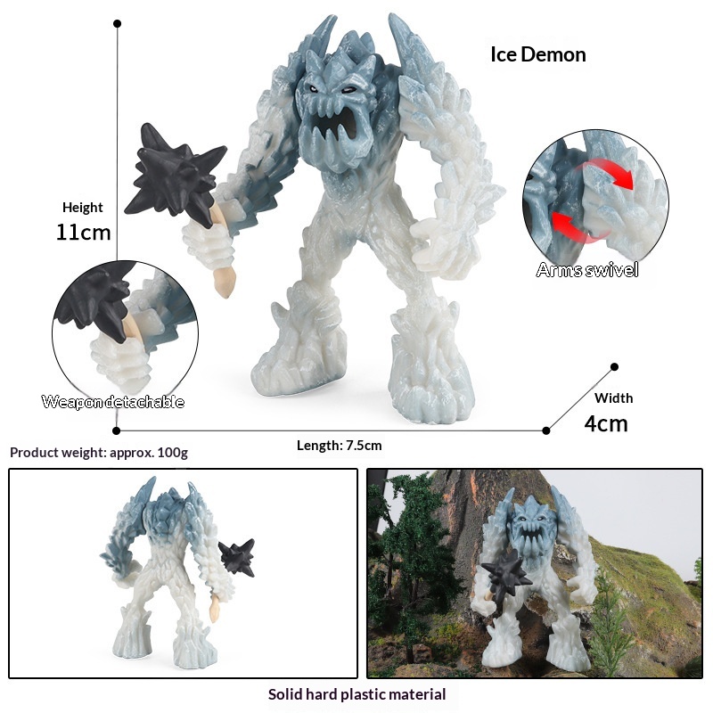 Mythical Creature Animal Figures Solid Realistic Monster Toy_voghion.com