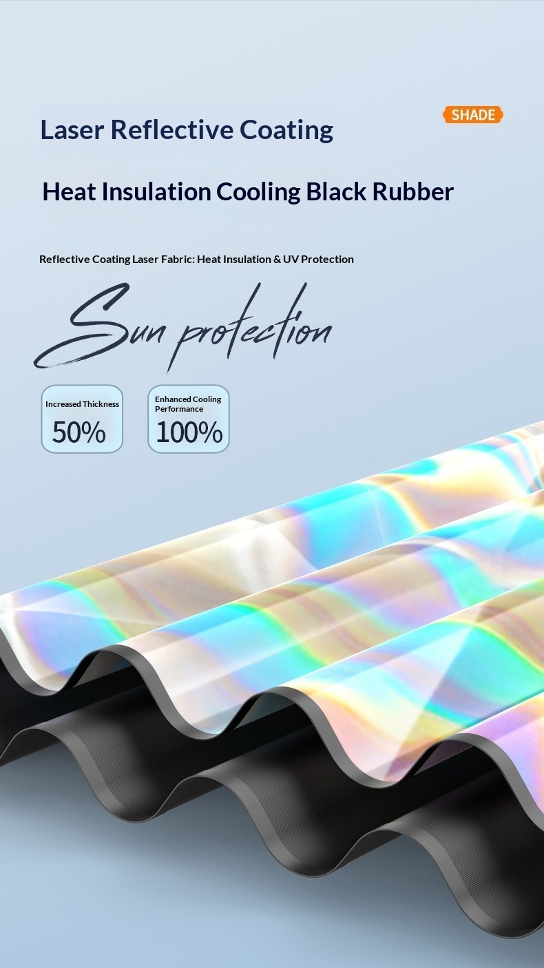 Parasole per parabrezza auto laser iridescente termico_voghion.com