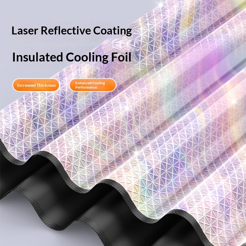 Verdickter, magnetischer Laser-Sonnenschutz für die Frontpartie von Limousinen und SUVs – Hitzeisolierung und Sonnenschutz._voghion.com
