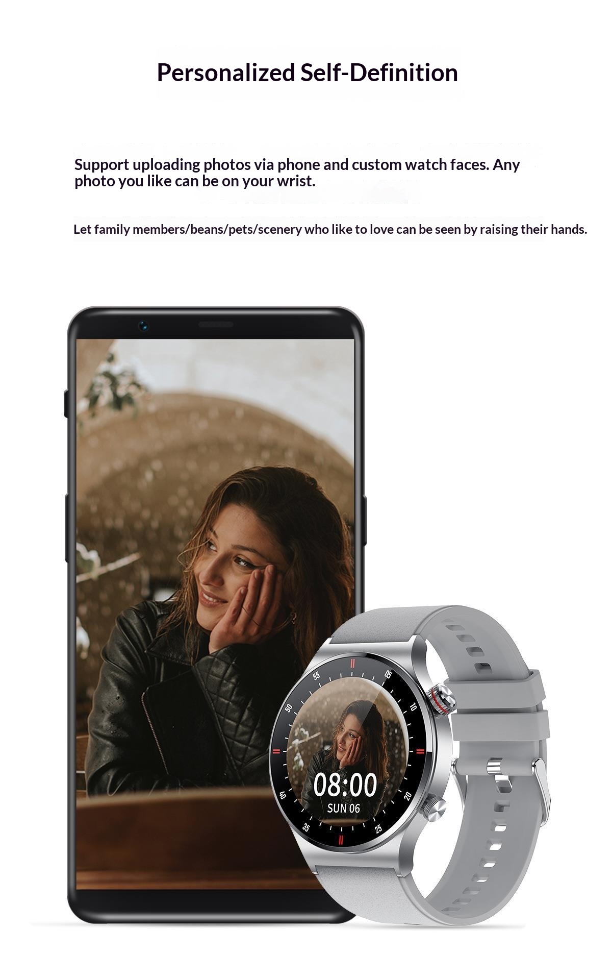 Neu QW33 EKG + PPG Musik-Player Schritt Zählen Bluetooth Anruf Smart_voghion.com