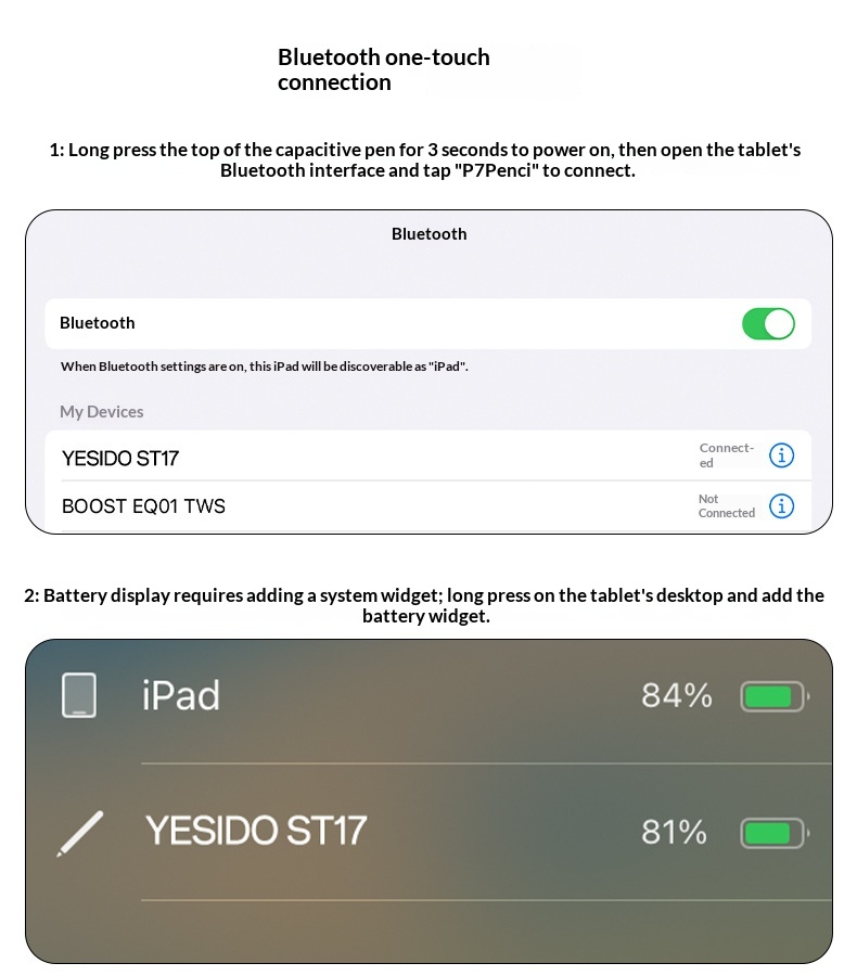 Stilo magnetico Yesido compatibile con iPad e tablet, per disegno e scrittura a mano, ideale per il commercio internazionale._voghion.com