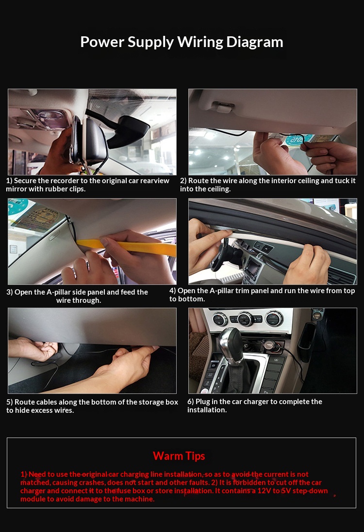 Dashcam specchietto retrovisore streaming media visione notturna_voghion.com