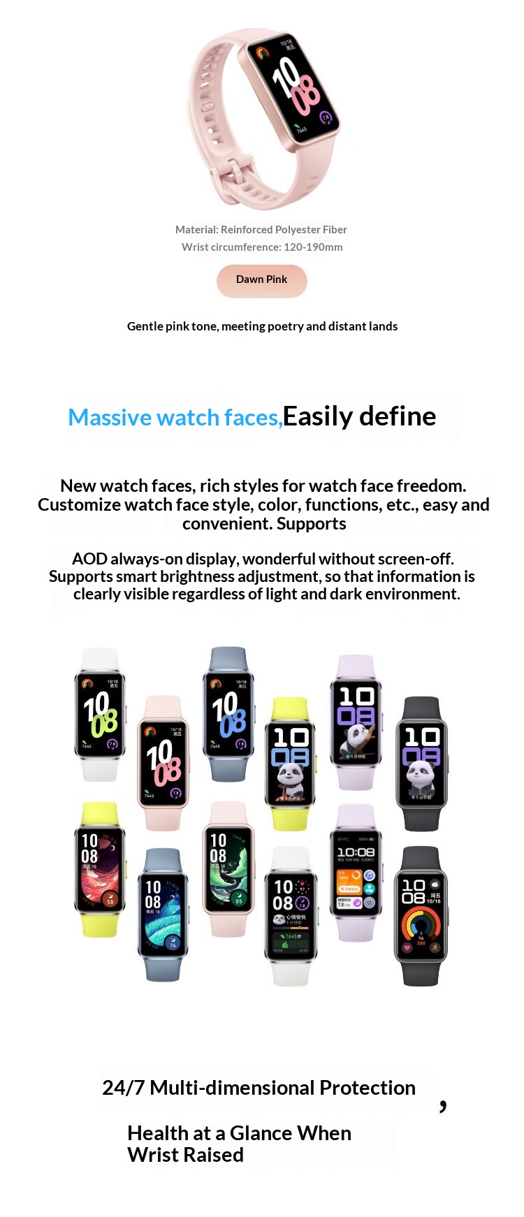 Huawei band 10 smartband med professionell sömnanalys_voghion.com