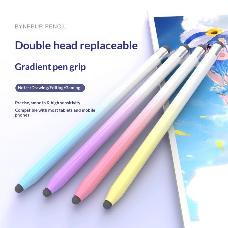 Kazara dokunmaya karşı korumalı kapasitif kalem, popüler silikon uçlu evrensel kalem, cep telefonları ve tabletler için uygundur, çizim için idealdir._voghion.com