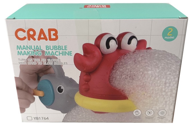 Krab bublinkovač hračka do vane pre deti a bábätká_voghion.com