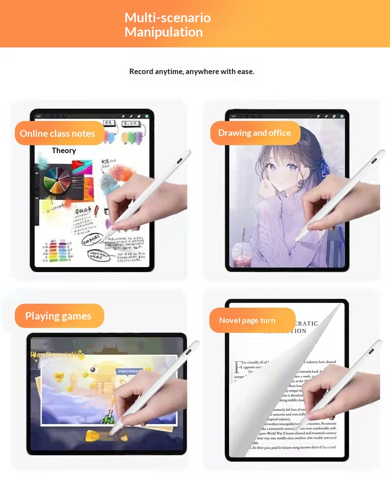 Stylet capacitif universel Source Factory compatible avec les smartphones Huawei et iPad, pour le dessin sur écran tactile_voghion.com