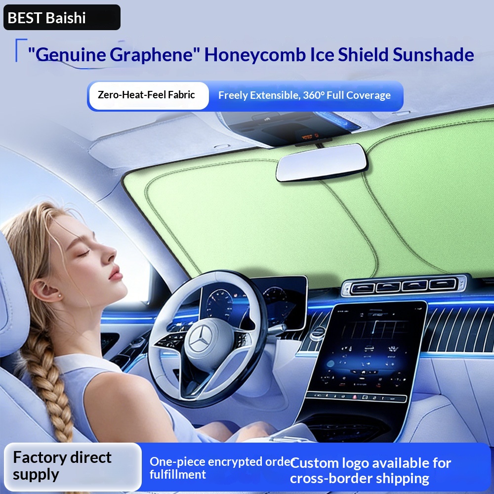 Tenda parasole estiva per parabrezza anteriore, protezione solare e isolamento termico, pannello, telo copriauto, tendina parasole interna per auto_voghion.com