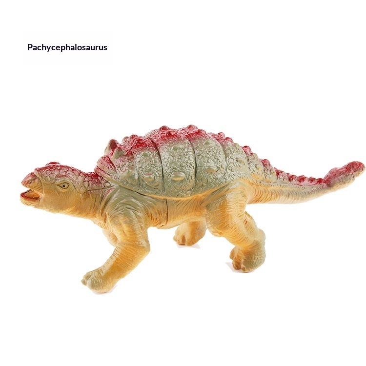 New Simulation BB Squeaky Children's Educational Model Toy Soft Plastic Sound Dinosaur Multiple Options Available_voghion.com
