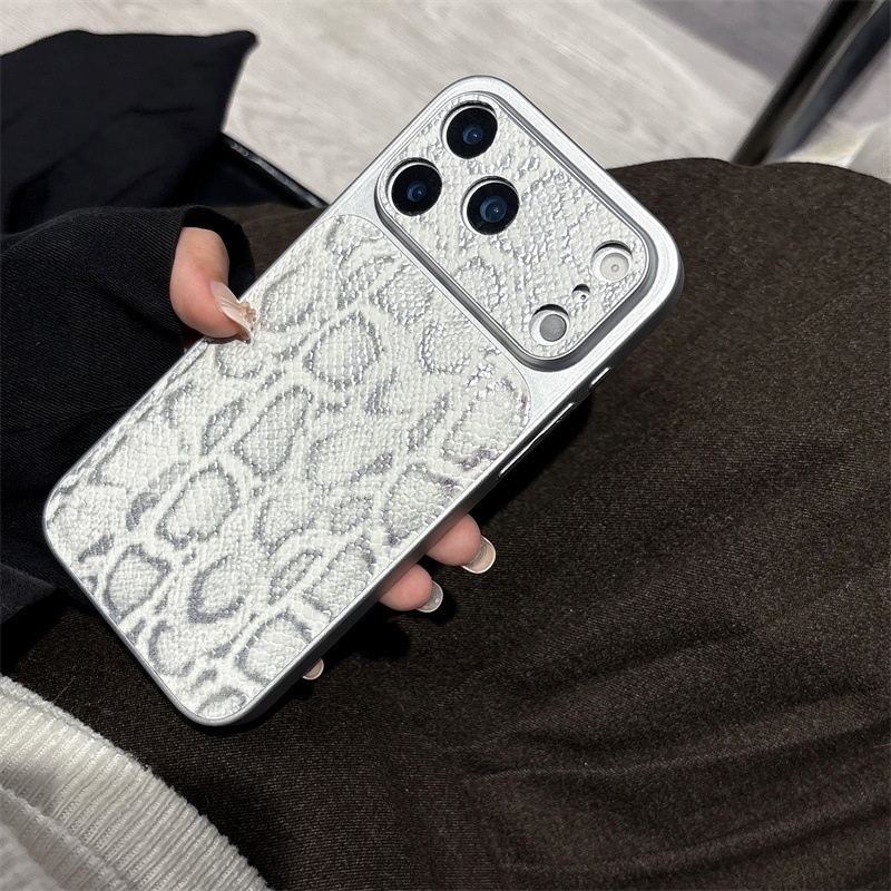 New Python Skin Pattern Case Instantly Transforms Into A 17promax Phone Case, Suitable For 16pro/15, Anti-drop_voghion.com