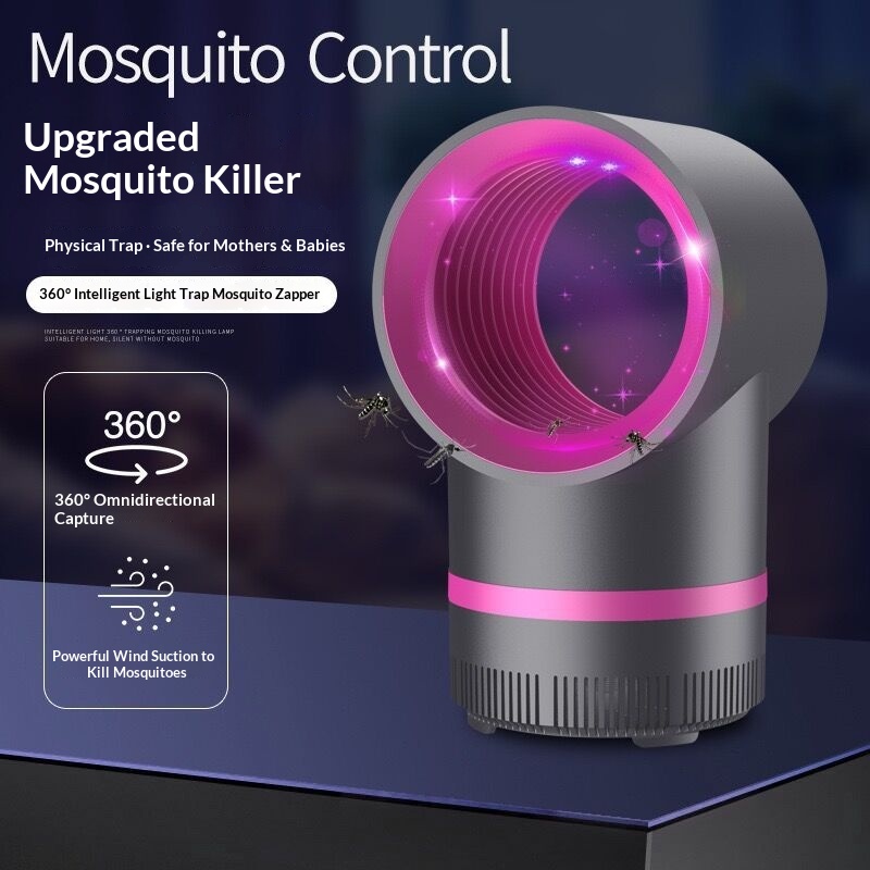 Indoor Plug-in Suction Bedroom Anti-Mosquito Killer Household Electric Mosquito Lamp_voghion.com