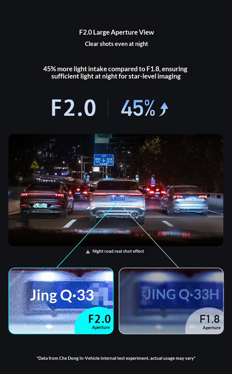 Dashcam 2k fram- och backkamera med parkeringsövervakning_voghion.com