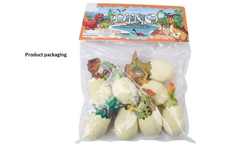 Dinosaur Hatching Egg Toy Set Realistic Jurassic Animal Figures_voghion.com