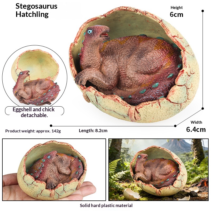 Dinosaur Egg Hatching Figure Realistic T-rex Spinosaurus Toy_voghion.com