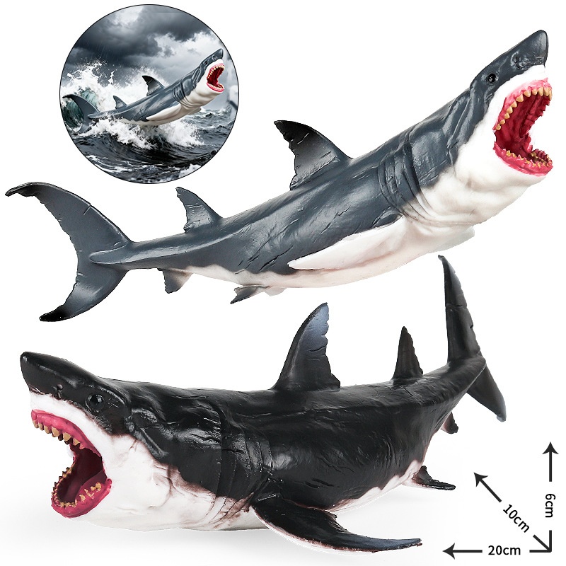 Set animali marini giocattolo squali e creature marine_voghion.com