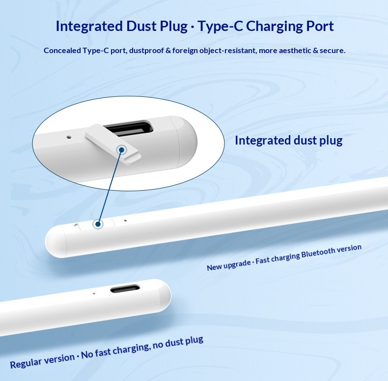 Stylet capacitif anti-erreur pour iPad, compatible avec les écrans tactiles des tablettes._voghion.com